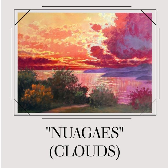 Littorio del Signore Other - ''Nuagaes' by Littorio Del Signore Seriolithograph